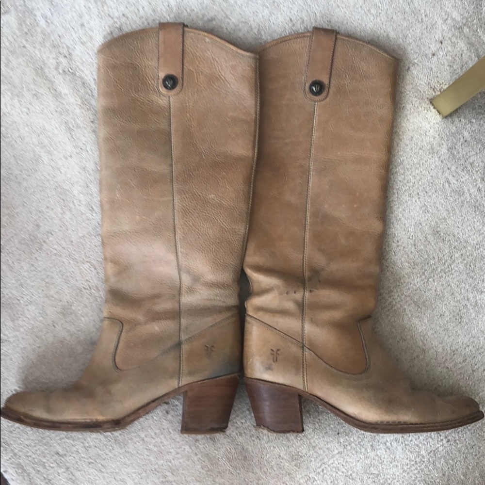 Heeled Frye boots